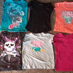 Girls shirt lot of 6